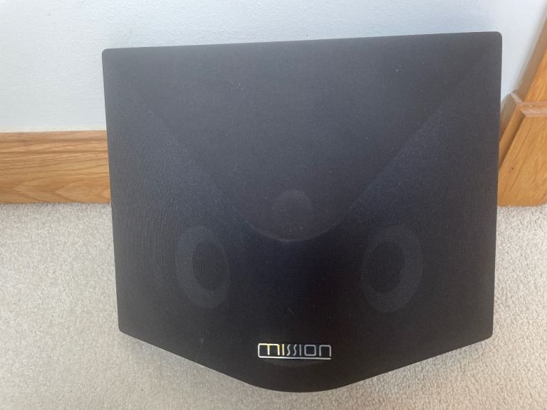 MISSION 70ds surround speakers. - Black, Good Condition