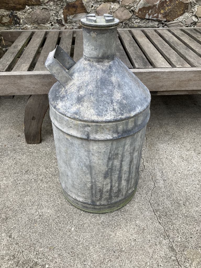 Vintage galvanised Fuel container by E P & Co. Ltd. In vgc. 