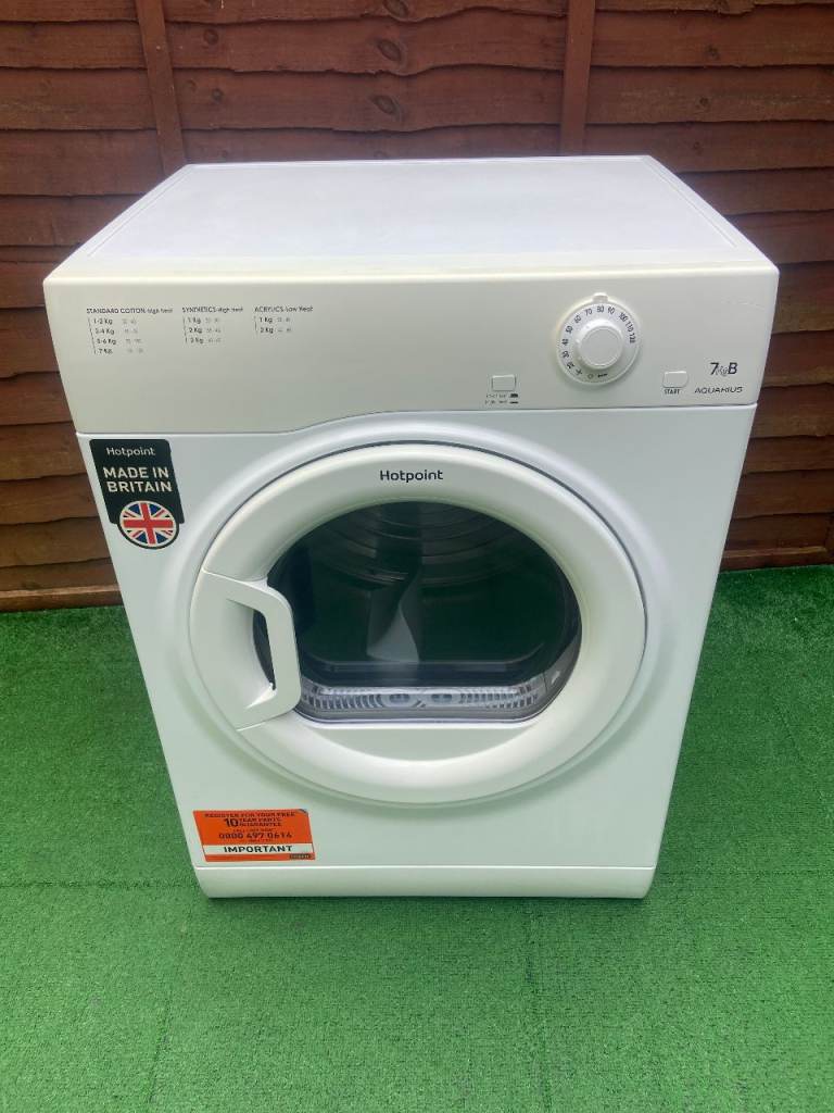 Hotpoint Aquarius 7Kg Load, Vented Tumble Dryer. Immaculate Clean. Delivery possible.