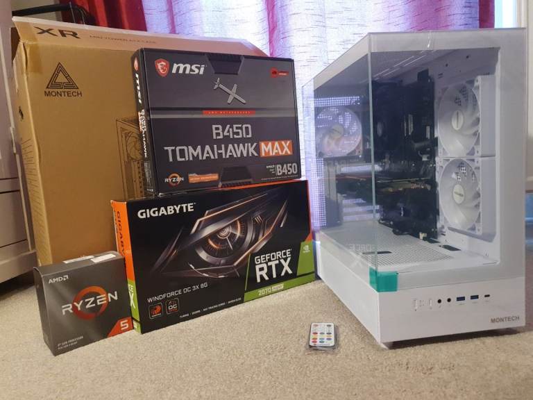 QUALITY RYZEN Gaming PC - R3600 CPU, Geforce RTX, SSD, Win 11, ARGB
