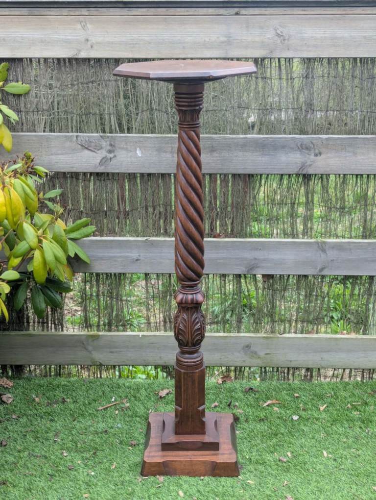 Vintage column, plant stand