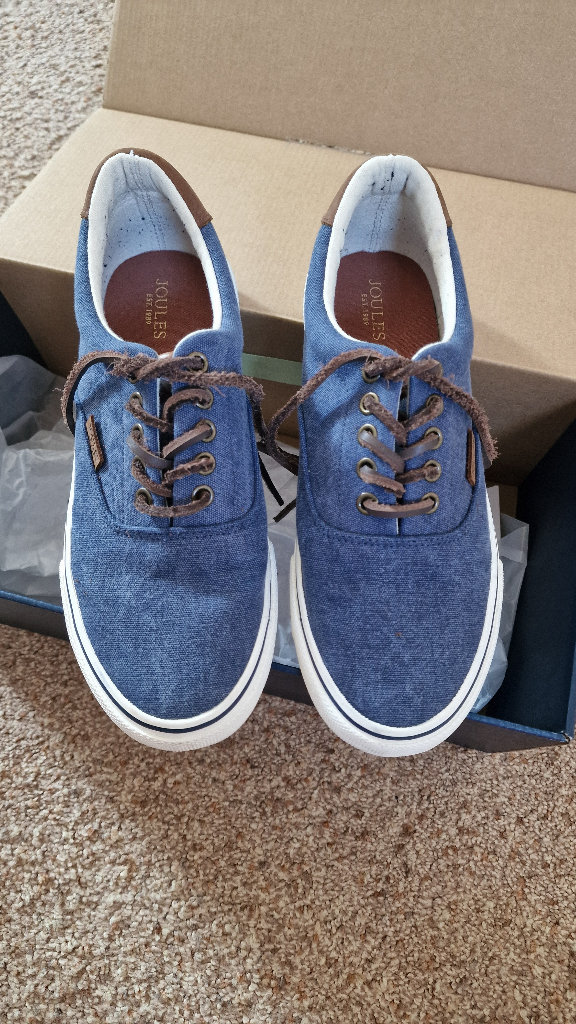 Mens Canvas Shoes by Joules. UK size 7
