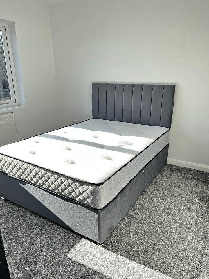 Double DIVAN Bed With Mattress Brand New SAME DAY DELIVERY Order Now Free Home Delivery
