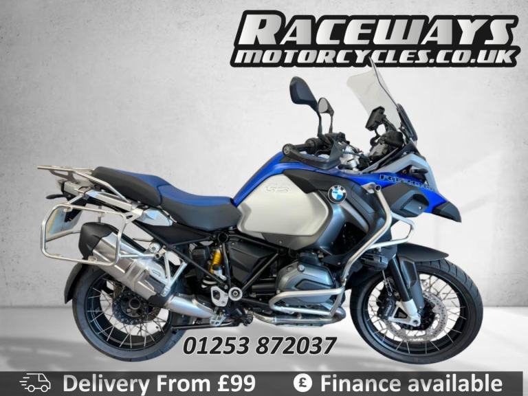 BMW R1200 GS ADVENTURE TE 2014 BLUE 22,075 MILES USED MOTORCYCLE