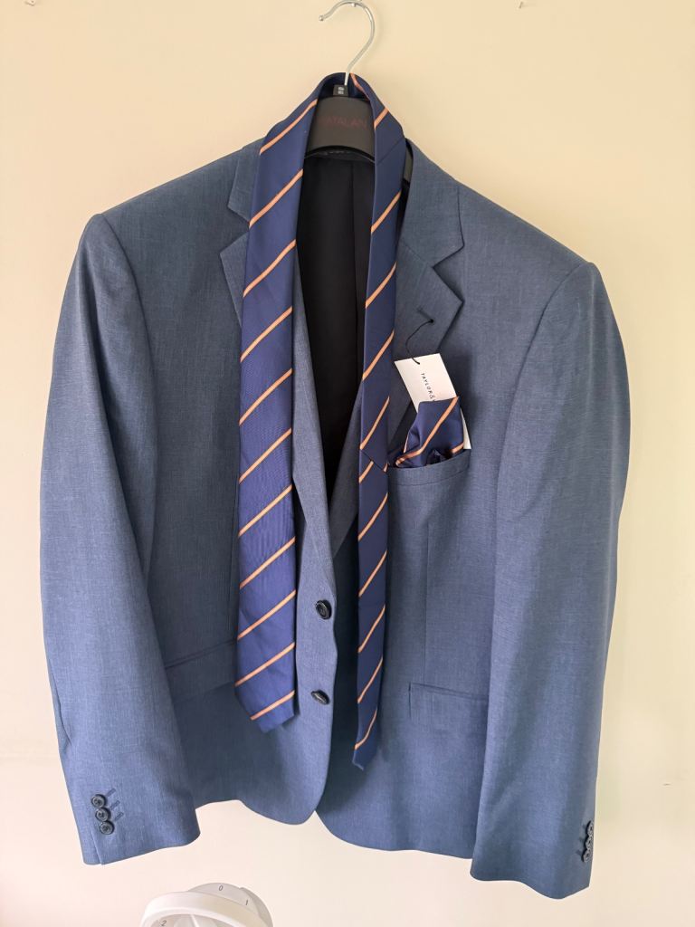 Brand New Taylor & Wright Blue Slim Fit Blazer 46R