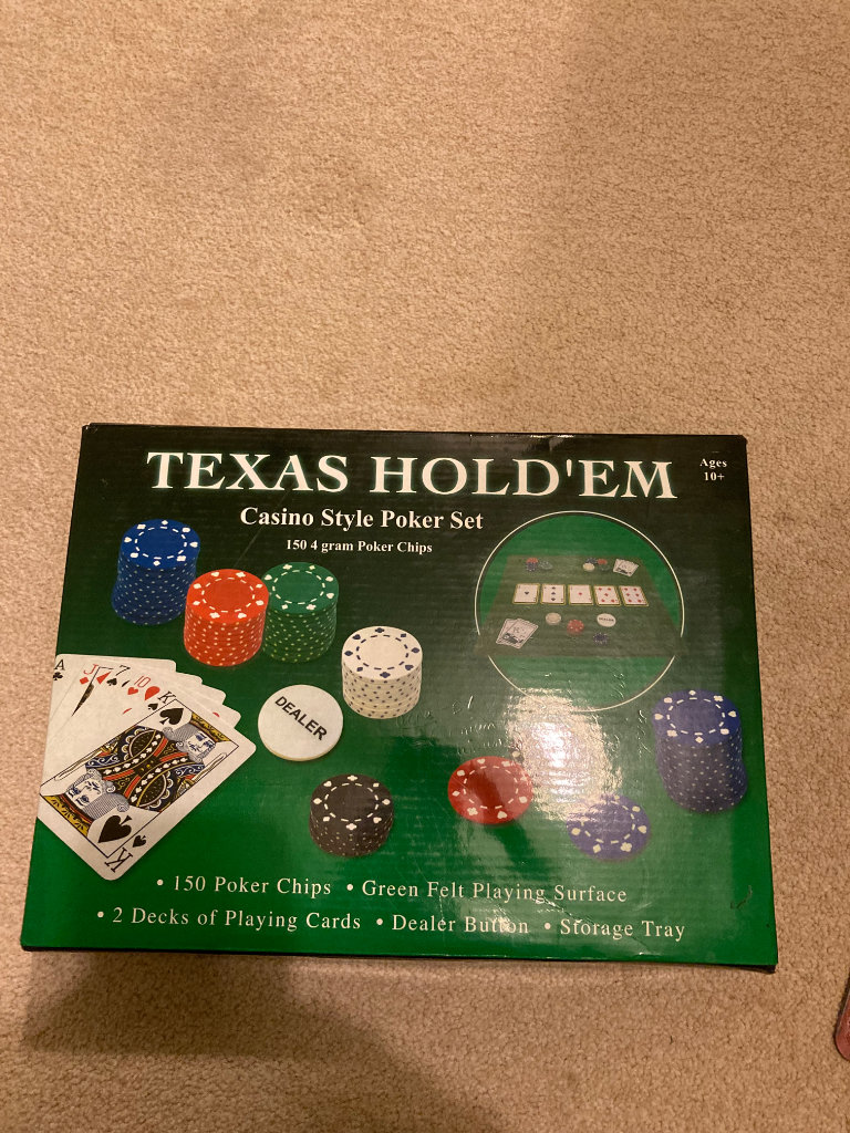 Texas Hold’em casino style poker set 