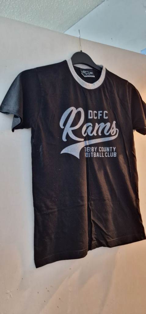 Girls DCFC (Derby County fc) T Shirt - Offical Merchandise - Size - 11/12 Years 