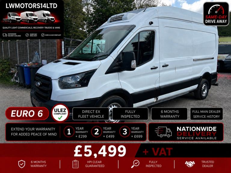 FORD TRANSIT 2.0 ECOBLUE LEADER L3H3 LWB THERMO KING FRIDGE FREEZER 2022 22 REG