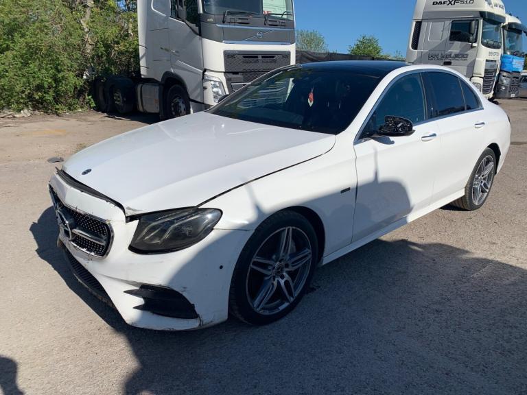2018 MERCEDES BENZ E CLASS E350 AMG LINE PREMIUM HYBRID ELECTRIC DAMAGED SALVAGE