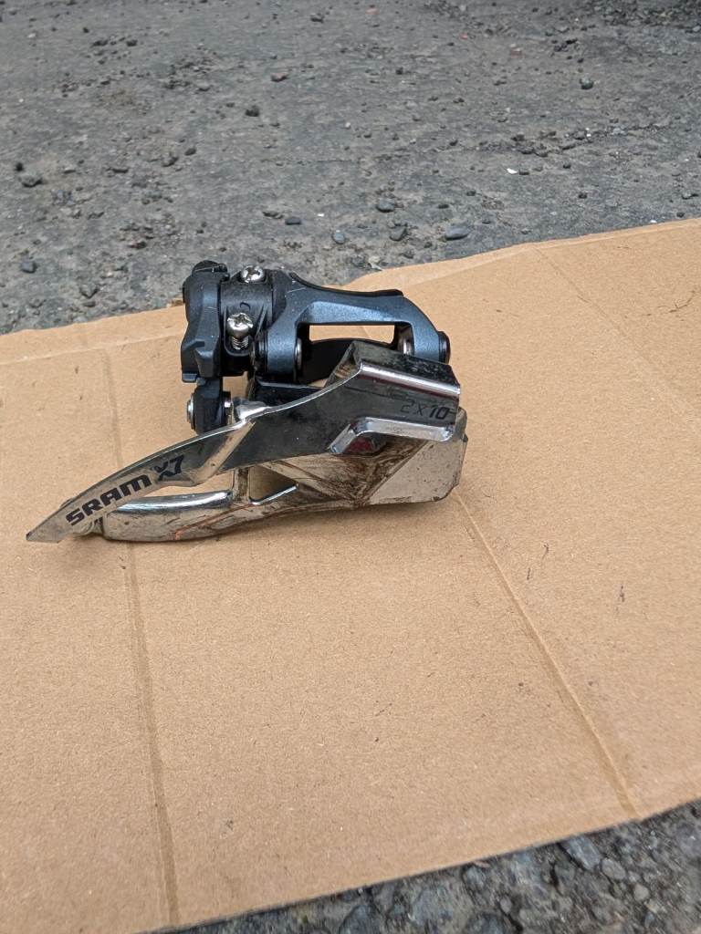 Bike SRAM X7 front derailleur. 2x10 speed