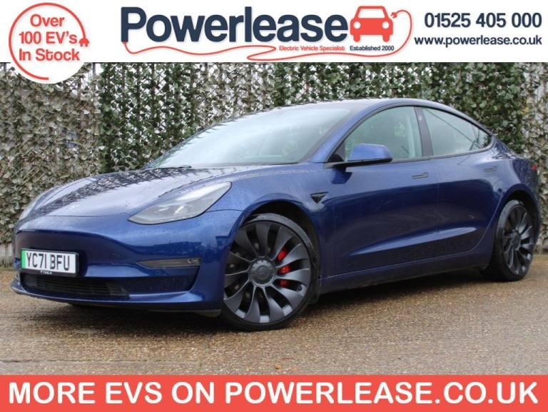 2021 Tesla Model 3 (Dual Motor) Performance Saloon 4dr Electric Auto 4WDE (Performance Upgrade Sa...
