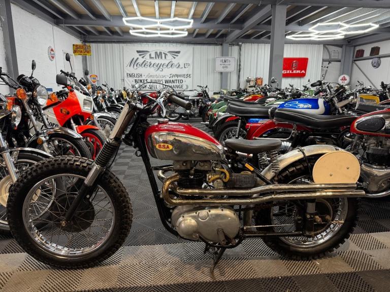 1950 BSA A7 500cc Plunger scrambler, high level pipes, ready to use! super cool 