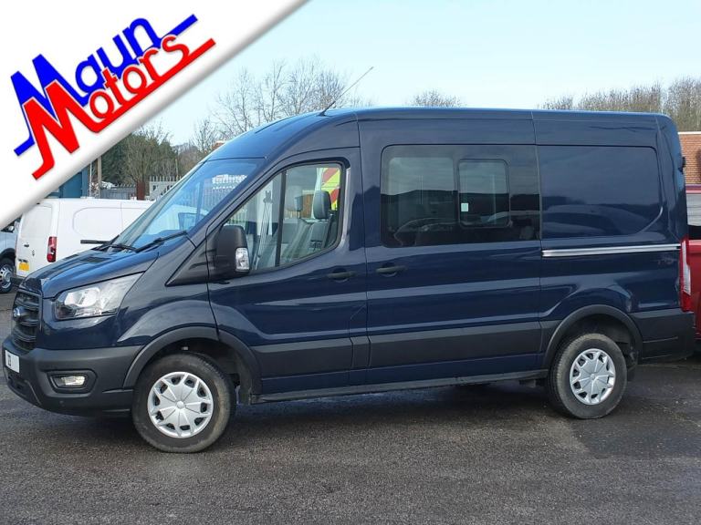 2023 Ford Transit T350 EcoBlue 130PS 'Trend' Double Cab-In Van 6 Seat CREW VAN