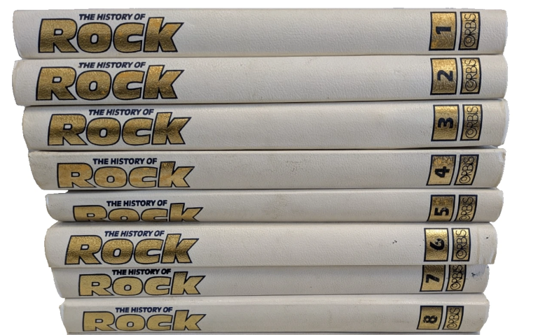 The History of Rock Book Set – Volumes 1-8, Good Condition
