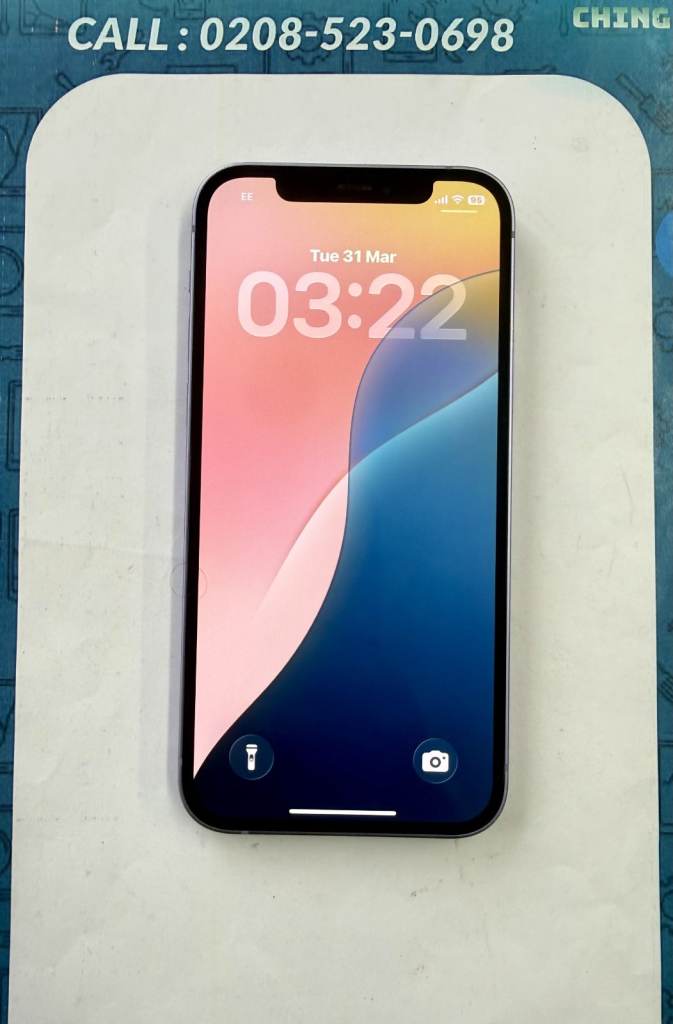 Apple iPhone 12 64GB Purple Unlocked Battery Health 100% Latest iOS 26.4 Good Working Condition 