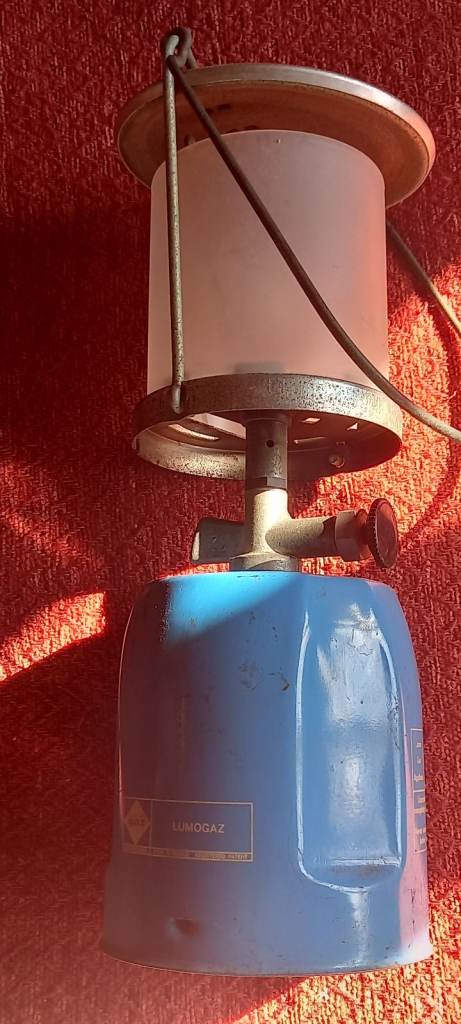 Camping Essentials Stove , Lantern, And Camping Bed Mat All In Excellent Con