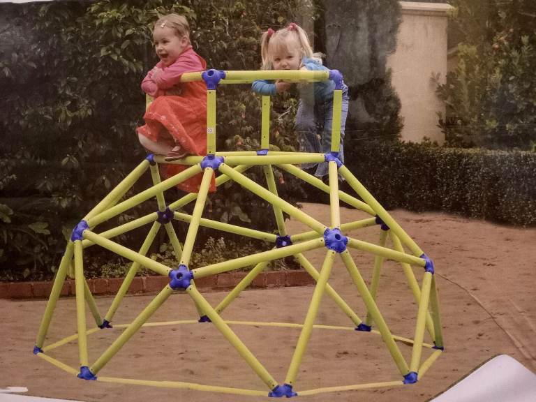 Eezy Peezy Monkey Bars Climbing Frame Indoor Outdoor Kids Play Tower