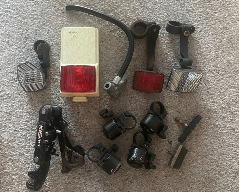 Joblot of Cycle Bicycle reflector lenses, Bells, Parts And Accessories
