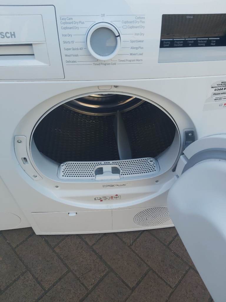 Bosch 8 kg condenser dryer excellent condition free delivery 