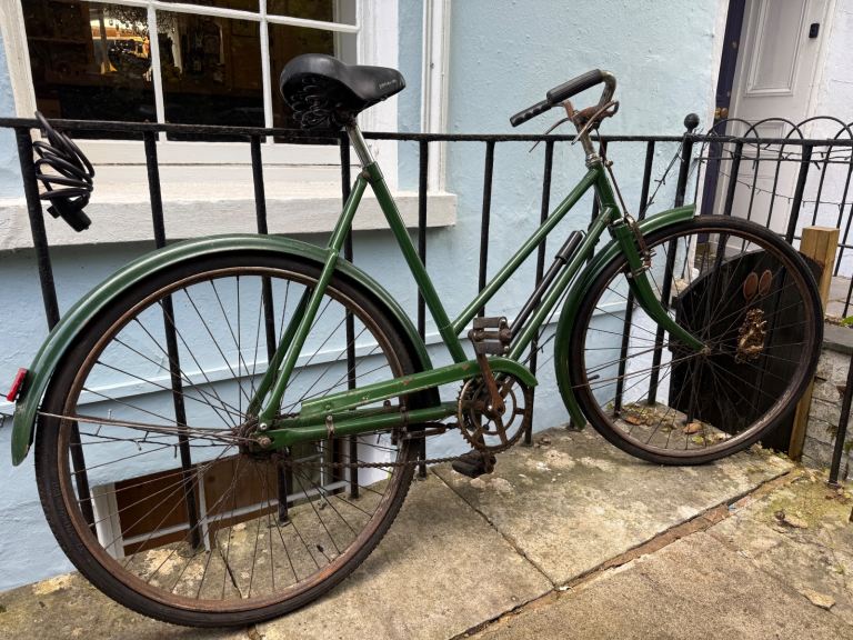 An old fashioned Phillips ladys bicycle