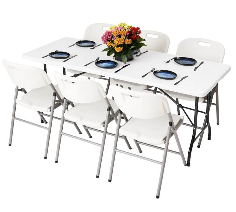 🎉 TABLES & CHAIRS FOR HIRE / RENT – CHEAP RATES 🎉