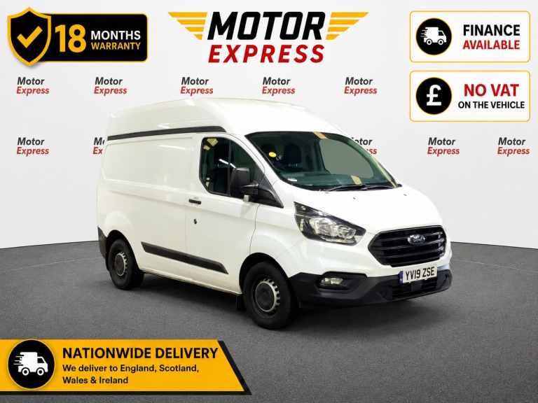 2019 Ford Transit Custom 2.0 TDCi 105ps High Roof Van PANEL VAN Diesel Manual