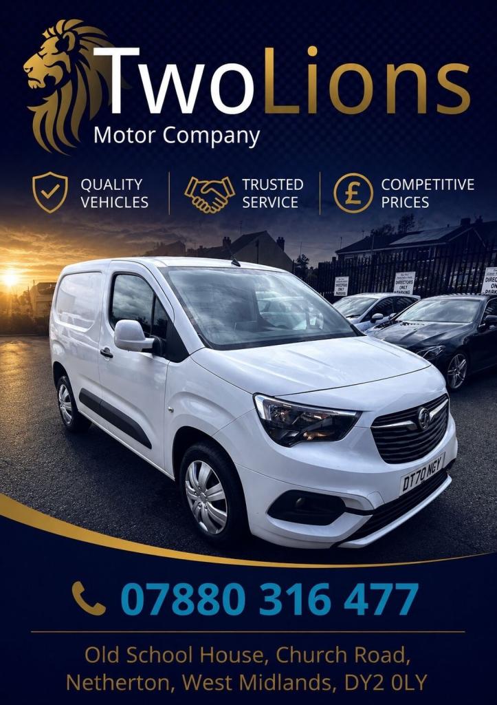 2021 Vauxhall Combo 2300 1.5 Turbo D 100ps H1 Sportive Van PANEL VAN Diesel Manual