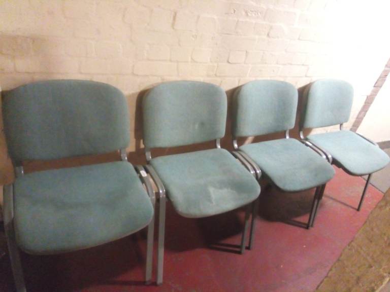 4 matching conference / waiting room chairs