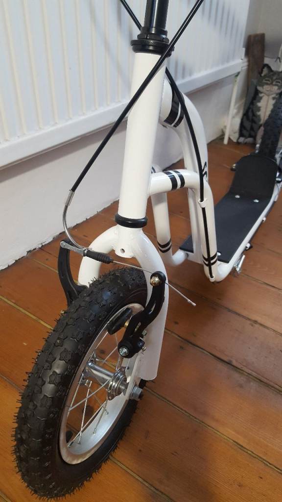 Kids Scooter, Chunky Air-Inflated Wheels, Adjustable Handlebars. Used ...
