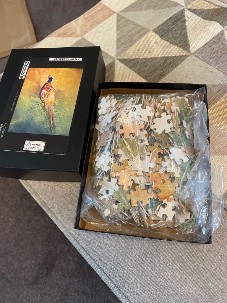 image for Pheasant 520 piece jigsaw.  Complete and as new.