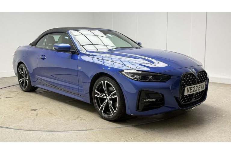 2022 BMW 4 Series 2.0 420i M Sport Convertible 2dr Petrol Auto Euro 6 (s/s) (184 ps) Convertible ...