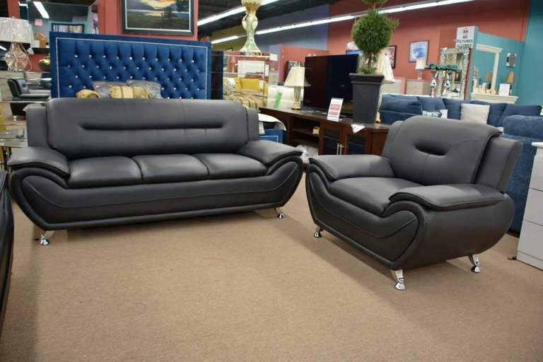 MASSIVE SAVINGS = Sheraz Sleek Leather 3+2 Seater Sofa Set = BRAND NEW