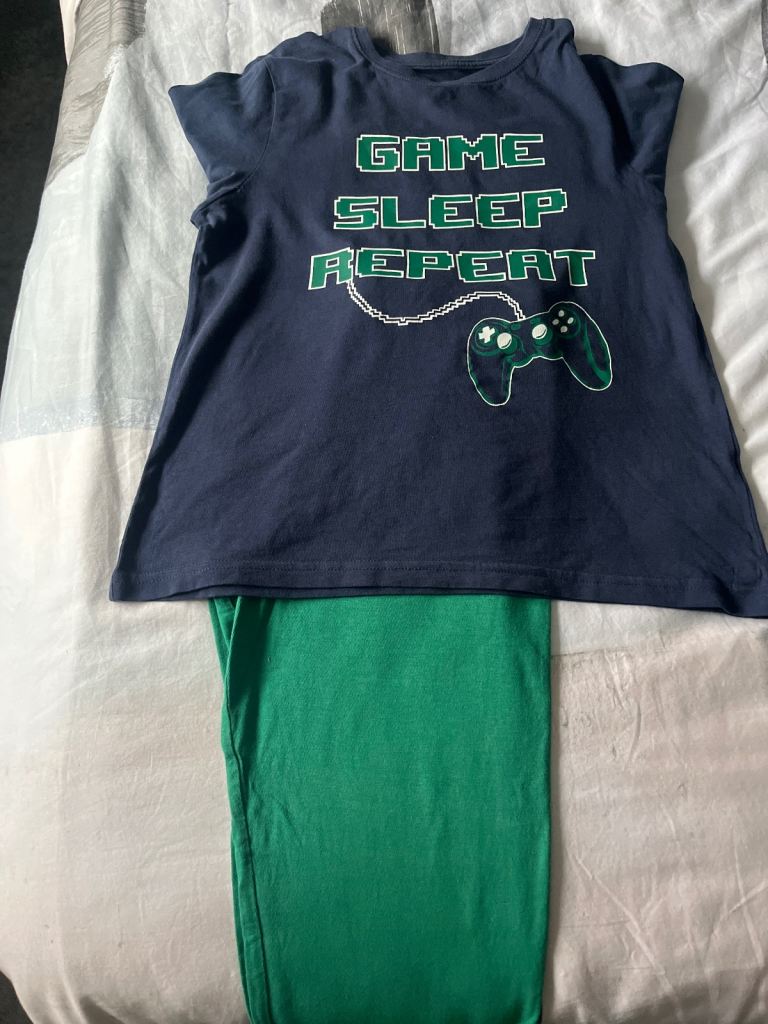 Game, sleep, repeat pyjamas 