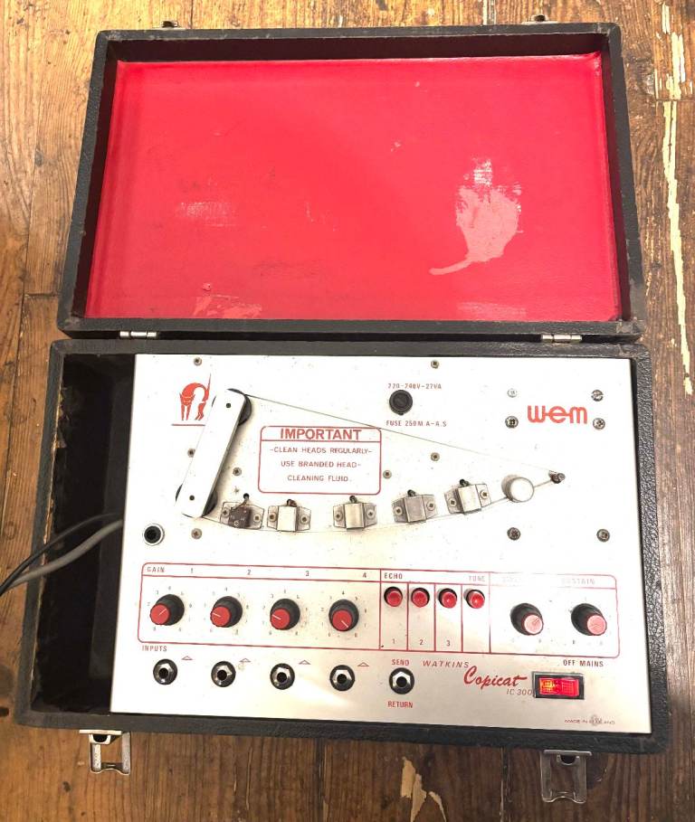 Vintage 1970's Wem Watkins Original Copicat Tape Echo Delay