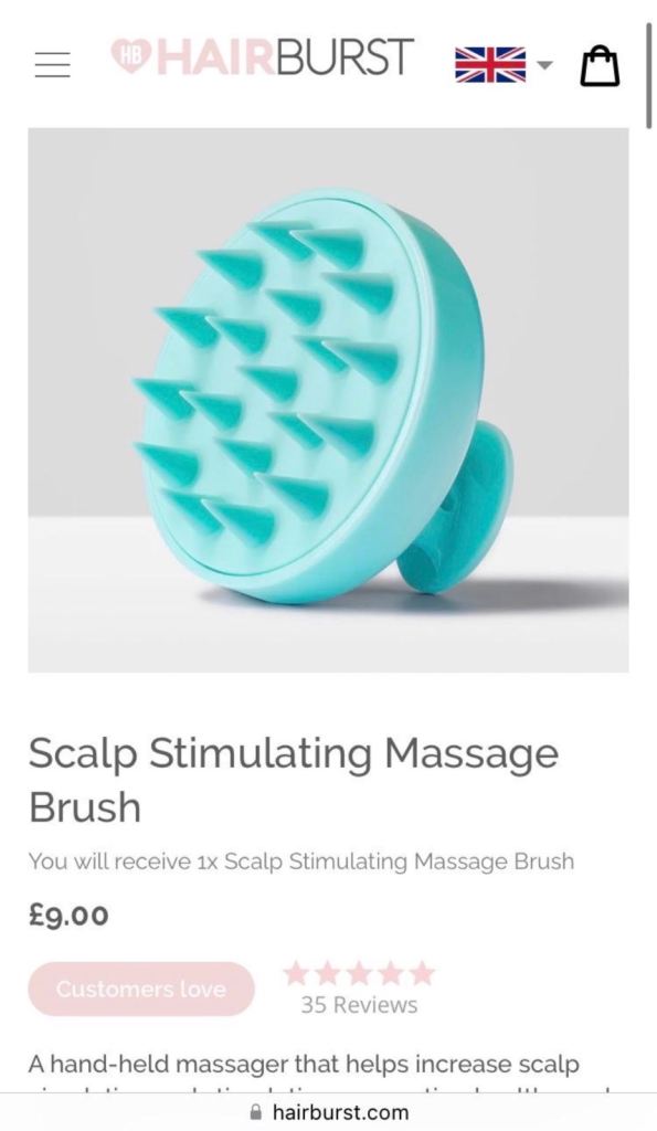 Scalp Stimulating Massage Brush