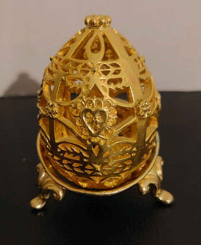 FRANKLIN MINT GOLD EASTER EGG 