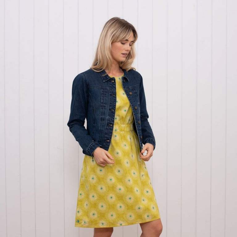 *MINT* Brakeburn Ladies Not Everyday Blue Denim Jacket Size 8 Retro Summer £69