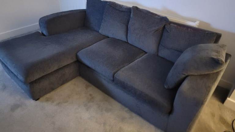 Grey corner sofa