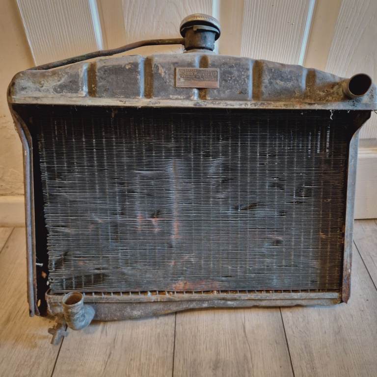 Vintage Morris Motors Copper Radiator Oxford Classic Car Original