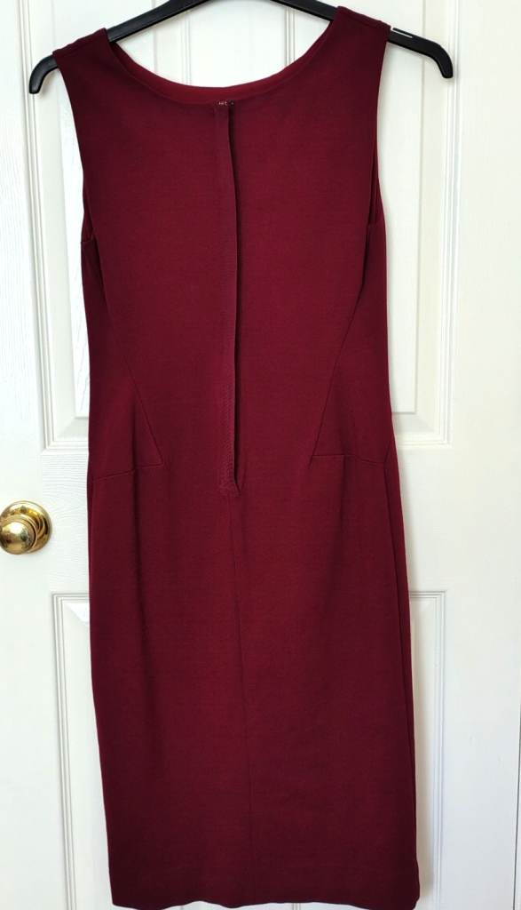 Winser of London Dress - Size 10 - Deep Red/Burgundy
