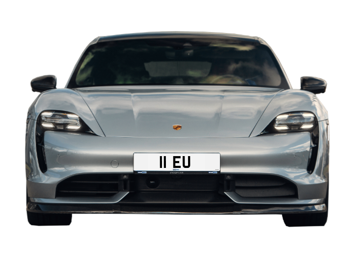 11 EU cherished number plate personalised private registration