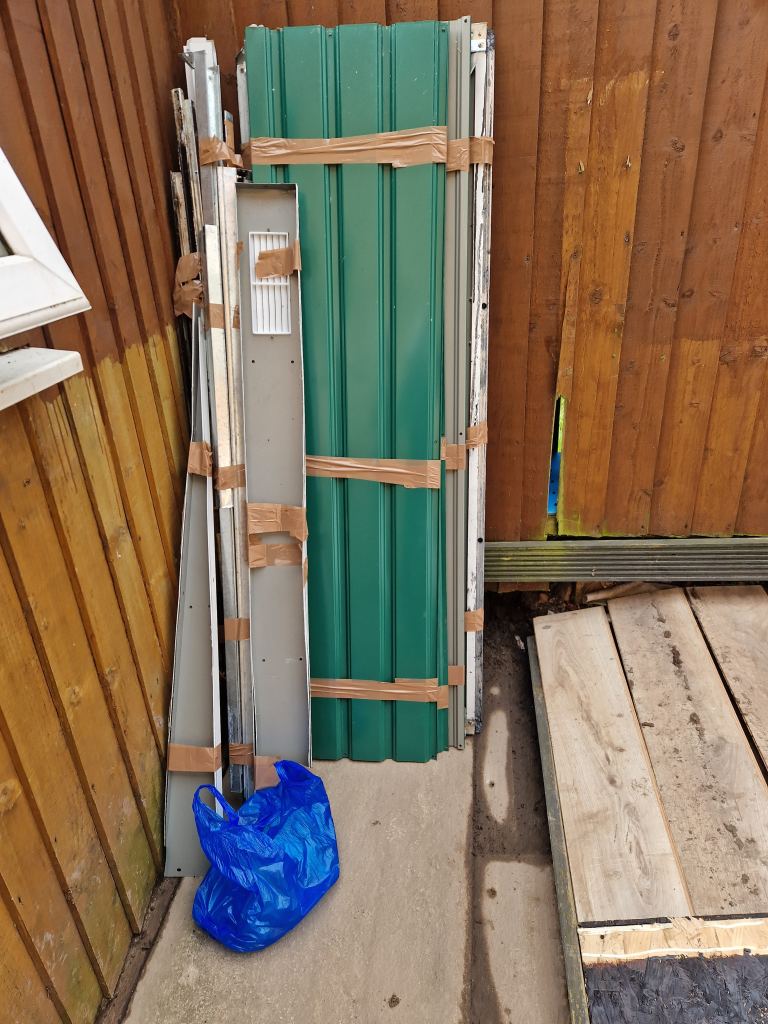Garden Shed Panels and Frame – Good Condition