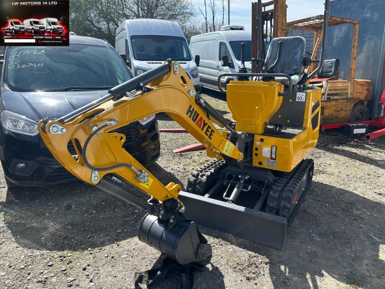 Huayee HY10 1 ton mini excavator just 1 hours delivery hours only 2025