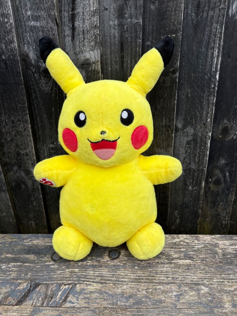 Build A Bear BAB Workshop Pokemon Pikachu 17” Large Soft Toy Plush 