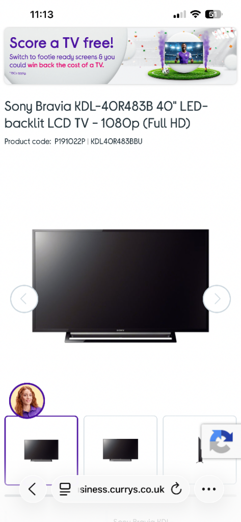 Sony tv