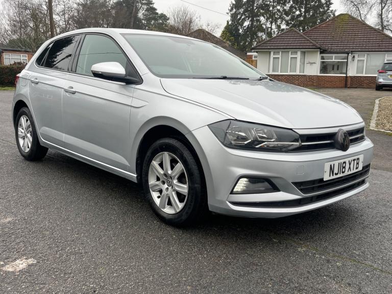 VW Polo 1.0 TSI SE 95BHP in Stunning Silver Metallic with Unmarked Cloth ULEZ 