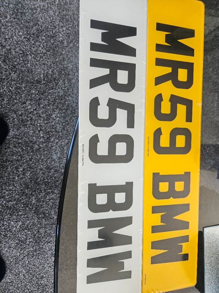 PRIVATE PLATE FOR BMW