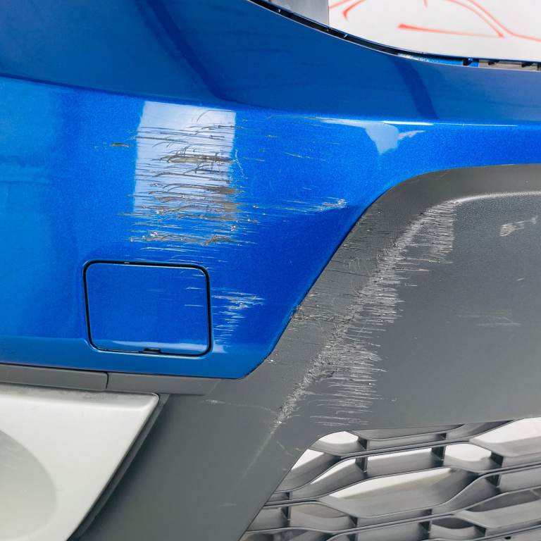 Dacia Sandero Front Bumper Genuine Blue Mk2 Stepway With Grill 2017 - 2020 [an60