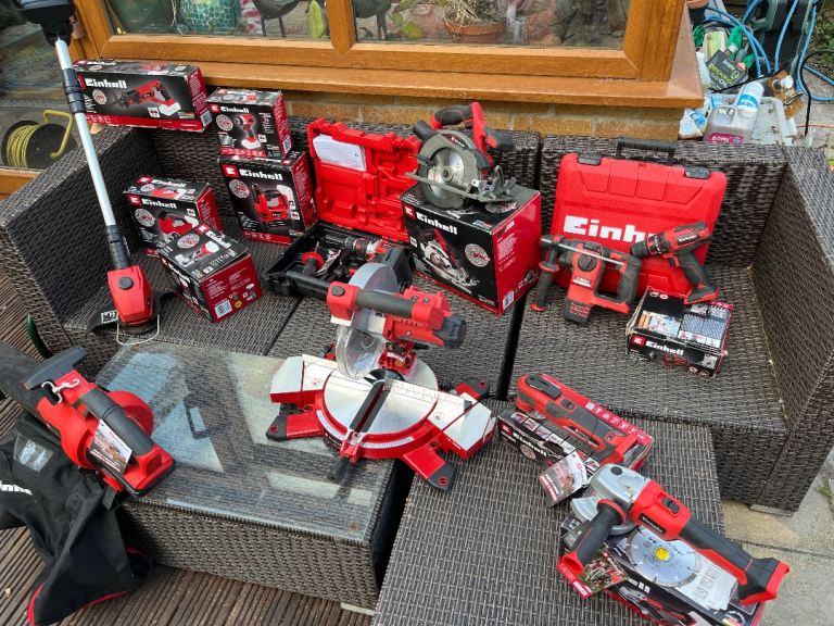 Einhell cordless power tool complete comprehensive package