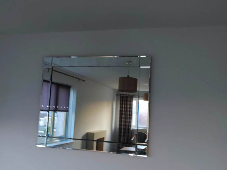 Large Bevelled Edge Wall Mirror Living Room Lounge Bedroom Hallway Modern 